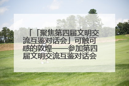 「聚焦第四届文明交流互鉴对话会」可触可感的敦煌——参加第四届文明交流互鉴对话会的外宾参观上元市集