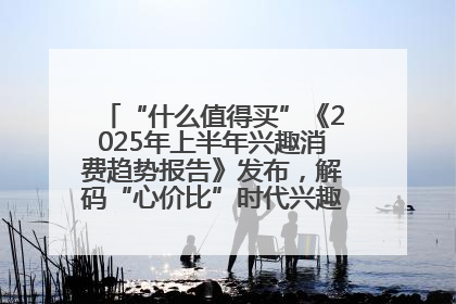 “什么值得买”《2025年上半年兴趣消费趋势报告》发布，解码“心价比”时代兴趣消费新范式