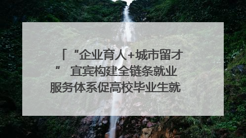 “企业育人+城市留才” 宜宾构建全链条就业服务体系促高校毕业生就业｜您牵挂的四川