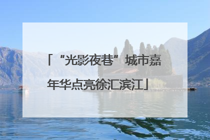“光影夜巷”城市嘉年华点亮徐汇滨江