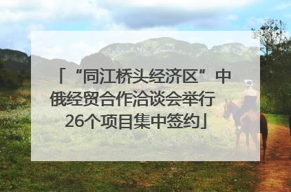 “同江桥头经济区”中俄经贸合作洽谈会举行 26个项目集中签约