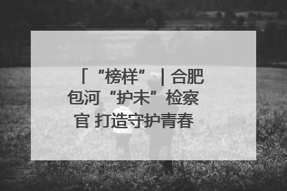 “榜样”｜合肥包河“护未”检察官 打造守护青春成长的永恒灯塔