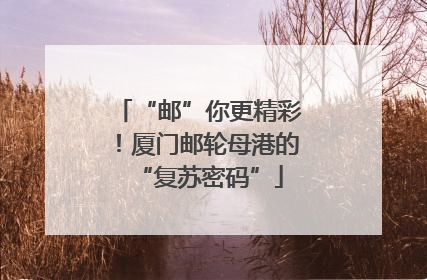 “邮”你更精彩！厦门邮轮母港的“复苏密码”