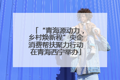 “青海源动力，乡村焕新程”央企消费帮扶聚力行动在青海西宁举办