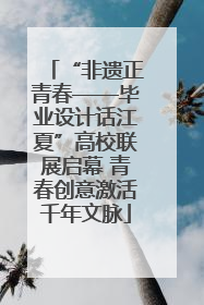“非遗正青春——毕业设计话江夏”高校联展启幕 青春创意激活千年文脉