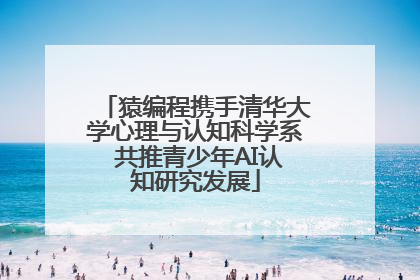 猿编程携手清华大学心理与认知科学系 共推青少年AI认知研究发展