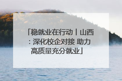 稳就业在行动丨山西：深化校企对接 助力高质量充分就业