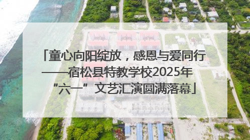 童心向阳绽放，感恩与爱同行——宿松县特教学校2025年“六一”文艺汇演圆满落幕
