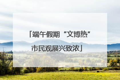 端午假期“文博热” 市民观展兴致浓