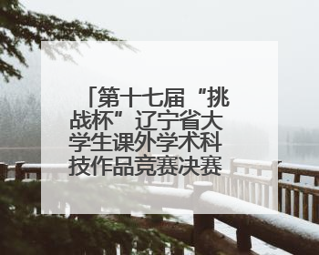 第十七届“挑战杯”辽宁省大学生课外学术科技作品竞赛决赛开幕