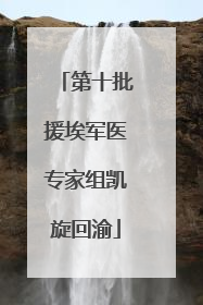 第十批援埃军医专家组凯旋回渝