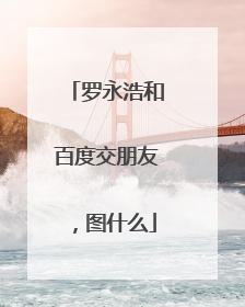 罗永浩和百度交朋友，图什么