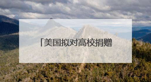 美国拟对高校捐赠基金分级征税 矛头直指精英大学