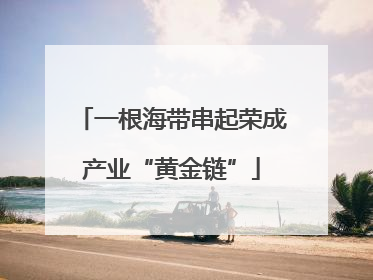 一根海带串起荣成产业“黄金链”