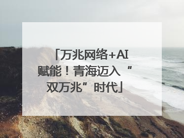 万兆网络+AI赋能！青海迈入“双万兆”时代