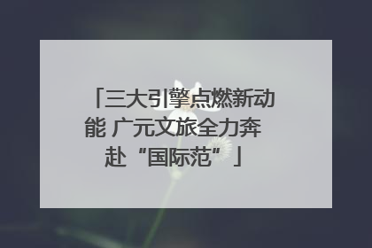 三大引擎点燃新动能 广元文旅全力奔赴“国际范”