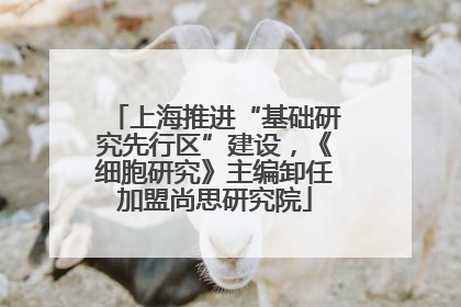 上海推进“基础研究先行区”建设，《细胞研究》主编卸任加盟尚思研究院