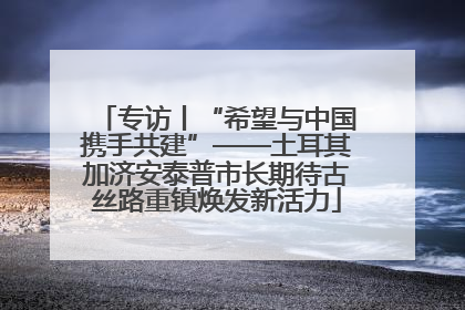 专访丨“希望与中国携手共建”——土耳其加济安泰普市长期待古丝路重镇焕发新活力