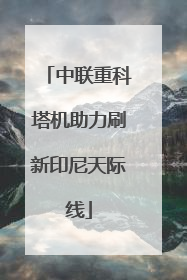 中联重科塔机助力刷新印尼天际线