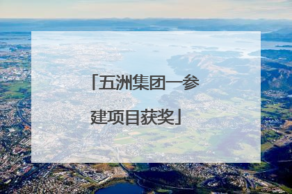 五洲集团一参建项目获奖
