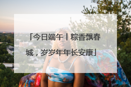 今日端午丨粽香飘春城，岁岁年年长安康