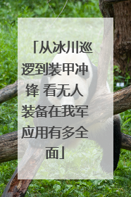 从冰川巡逻到装甲冲锋 看无人装备在我军应用有多全面