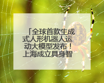 全球首款生成式人形机器人运动大模型发布！上海成立具身智能数据联盟