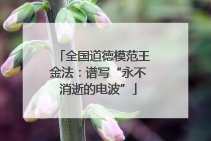 全国道德模范王金法：谱写“永不消逝的电波”