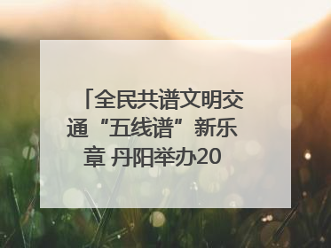 全民共谱文明交通“五线谱”新乐章 丹阳举办2025年“文明交通 同心同行”主题宣传活动