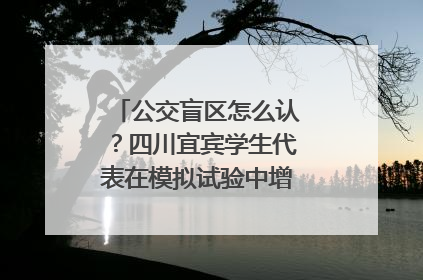 公交盲区怎么认？四川宜宾学生代表在模拟试验中增强乘车安全意识