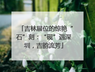 吉林展位的惊艳“石”刻：“砚”遇深圳，吉韵流芳