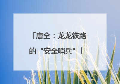 唐全：龙龙铁路的“安全哨兵”