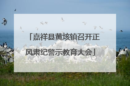 嘉祥县黄垓镇召开正风肃纪警示教育大会