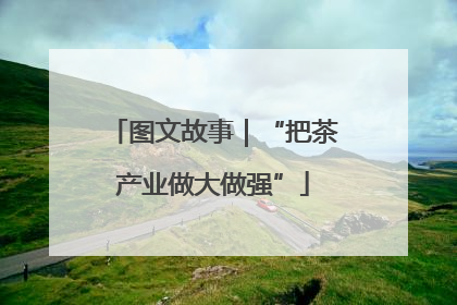 图文故事｜“把茶产业做大做强”