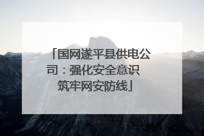 国网遂平县供电公司：强化安全意识 筑牢网安防线