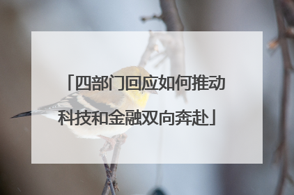 四部门回应如何推动科技和金融双向奔赴