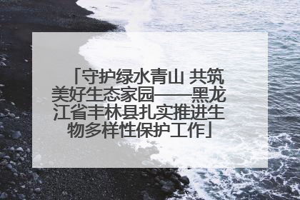 守护绿水青山 共筑美好生态家园——黑龙江省丰林县扎实推进生物多样性保护工作