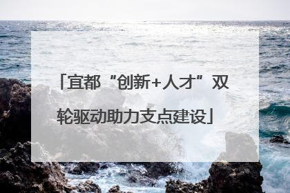 宜都“创新+人才”双轮驱动助力支点建设
