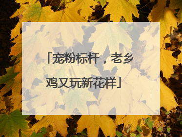 宠粉标杆，老乡鸡又玩新花样