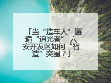当“造车人”邂逅“追光者” 六安开发区如何“智造”突围？