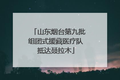 山东烟台第九批组团式援藏医疗队抵达聂拉木