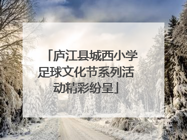 庐江县城西小学足球文化节系列活动精彩纷呈