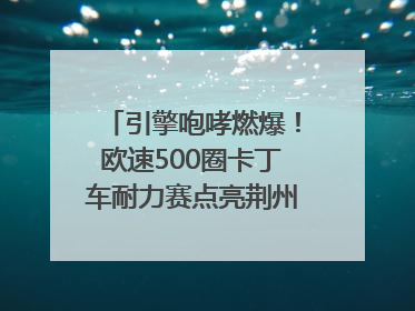 引擎咆哮燃爆！欧速500圈卡丁车耐力赛点亮荆州文旅新名片