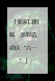 张家口阳原：多彩活动庆“六一”