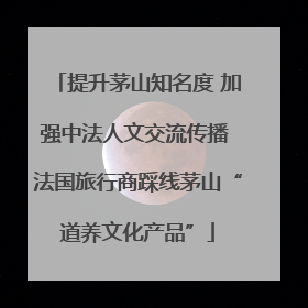 提升茅山知名度 加强中法人文交流传播 法国旅行商踩线茅山“道养文化产品”