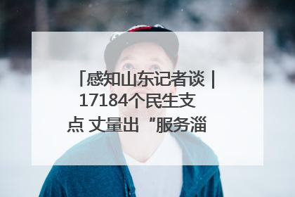 感知山东记者谈｜17184个民生支点 丈量出“服务淄博”的文明温度