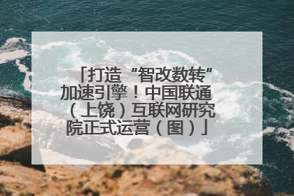 打造“智改数转”加速引擎！中国联通（上饶）互联网研究院正式运营（图）