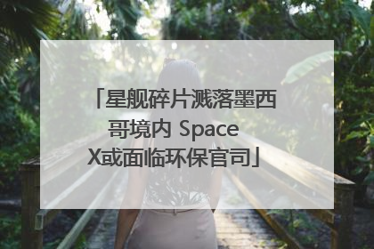 星舰碎片溅落墨西哥境内 SpaceX或面临环保官司
