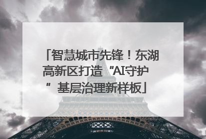 智慧城市先锋！东湖高新区打造“AI守护”基层治理新样板