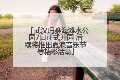 武汉玛雅海滩水公园7日正式开园 后续将推出夏浪音乐节等精彩活动